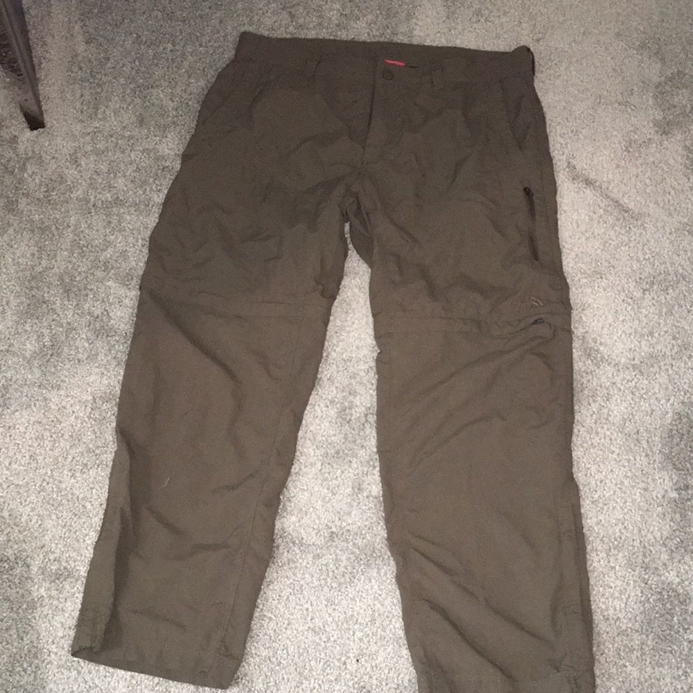 North Face Paramount Trail Hiking Convertible Cargo Pants Shorts & Trousers 36S